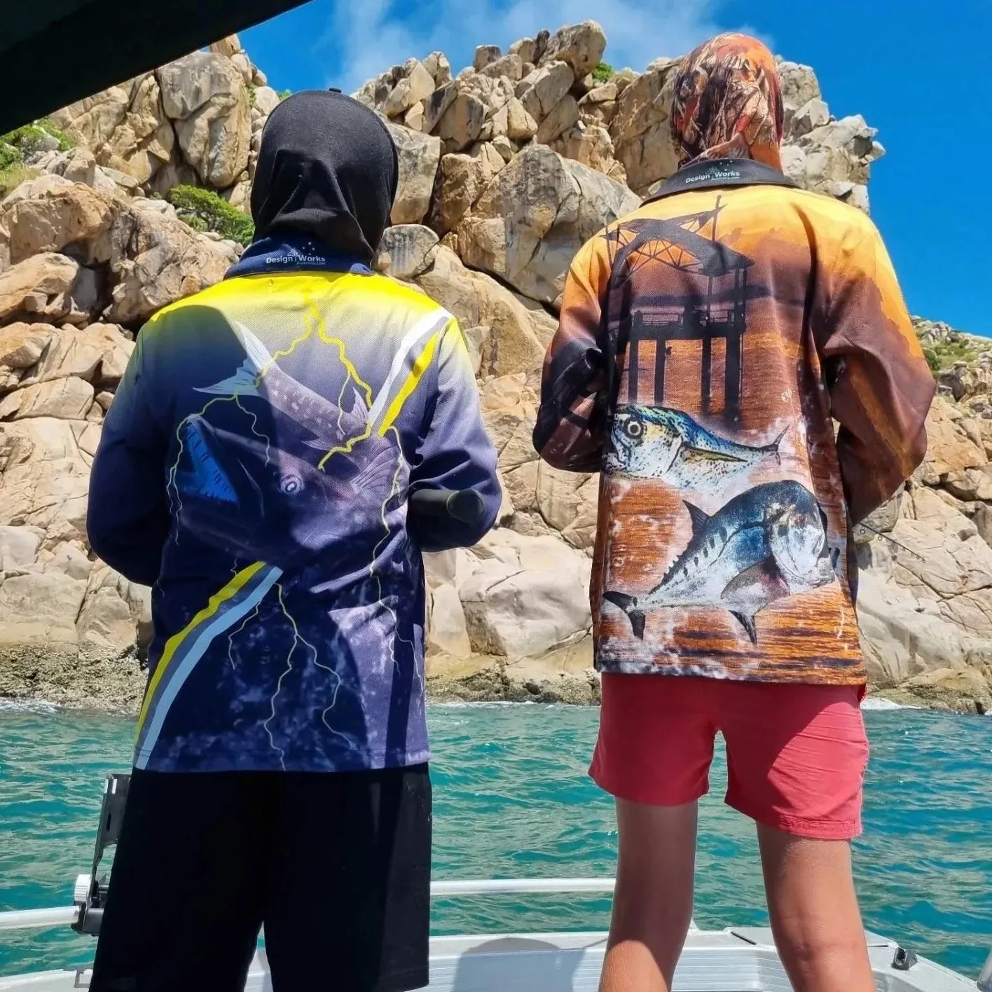 Adult Long Sleeve Fishing Shirts - The Game