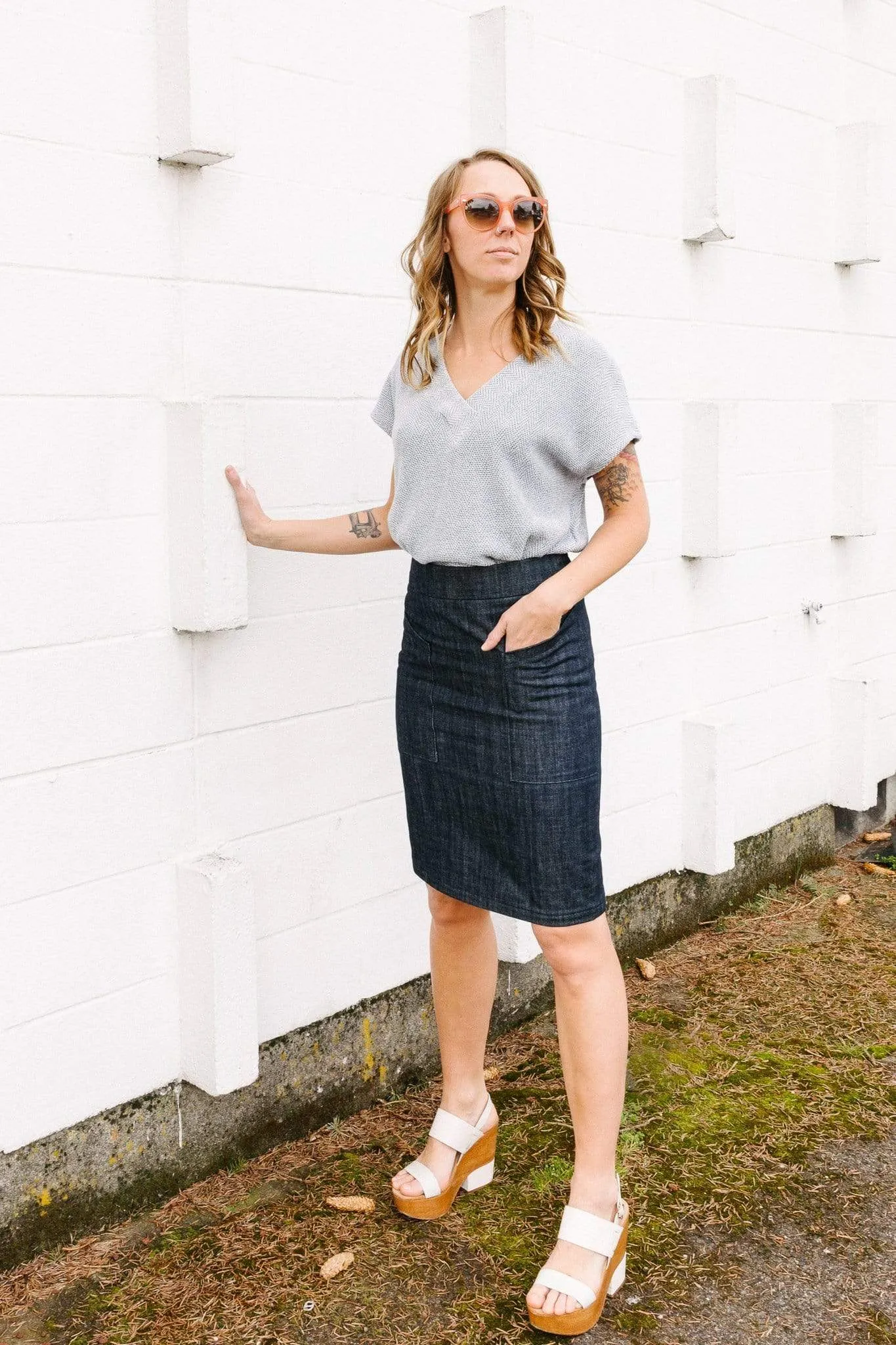 Alberta Street Pencil Skirt Sizes 0-20 - Sew House Seven