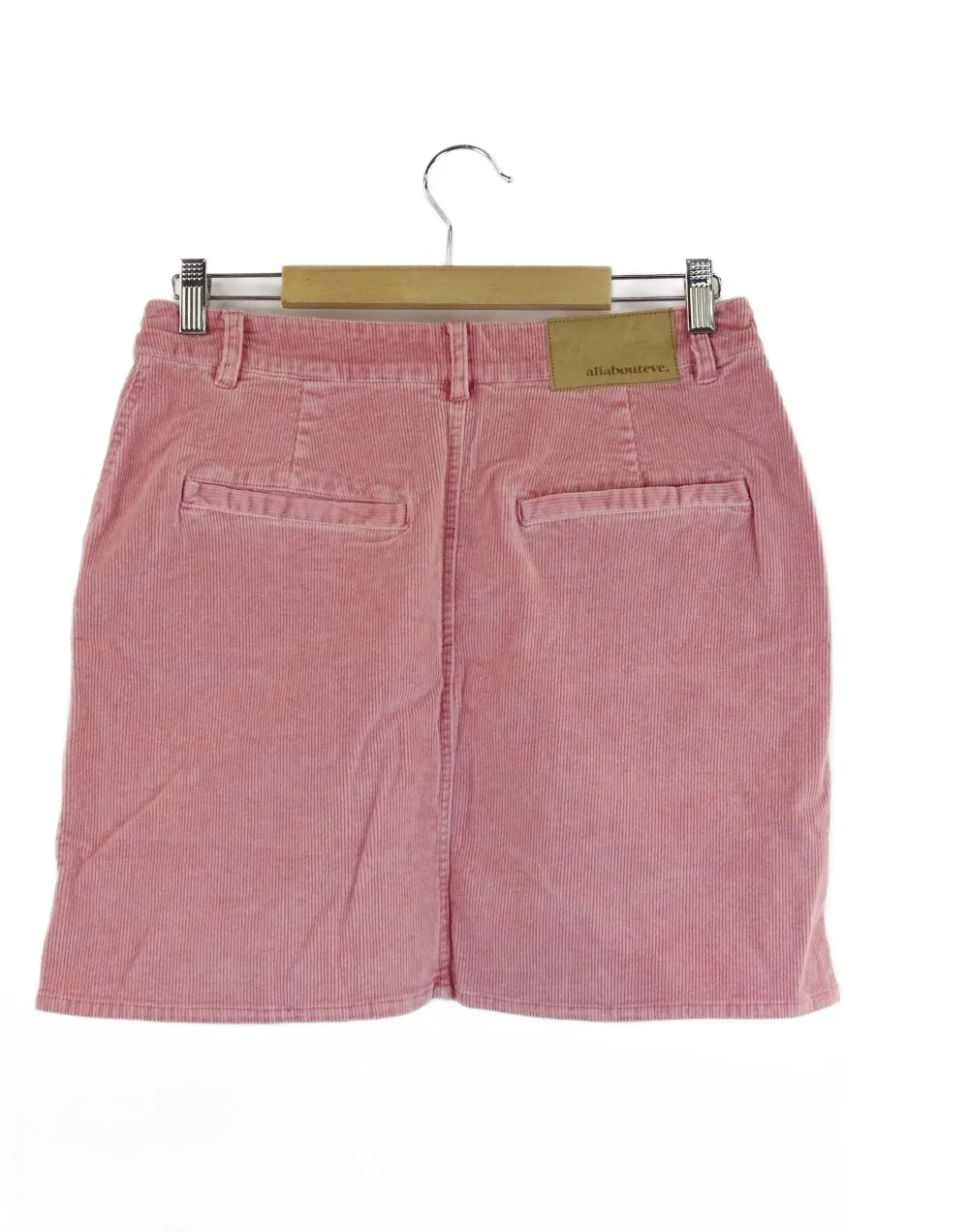 All About Eve 'Camilla' Pink Corduroy Mini Skirt 12 | BNWT