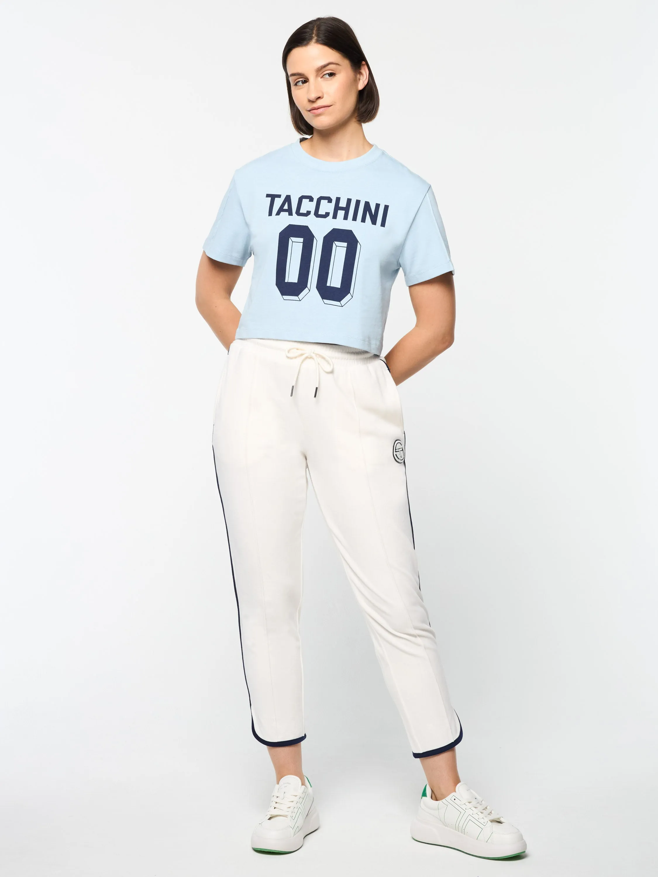 Amore Crop T-Shirt- Celestial Blue