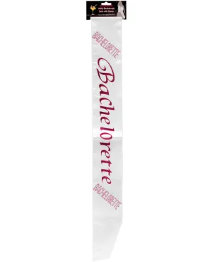 Bachelorette Sash W/crystals