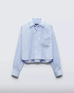 Beatrice Cropped Stripe Shirt