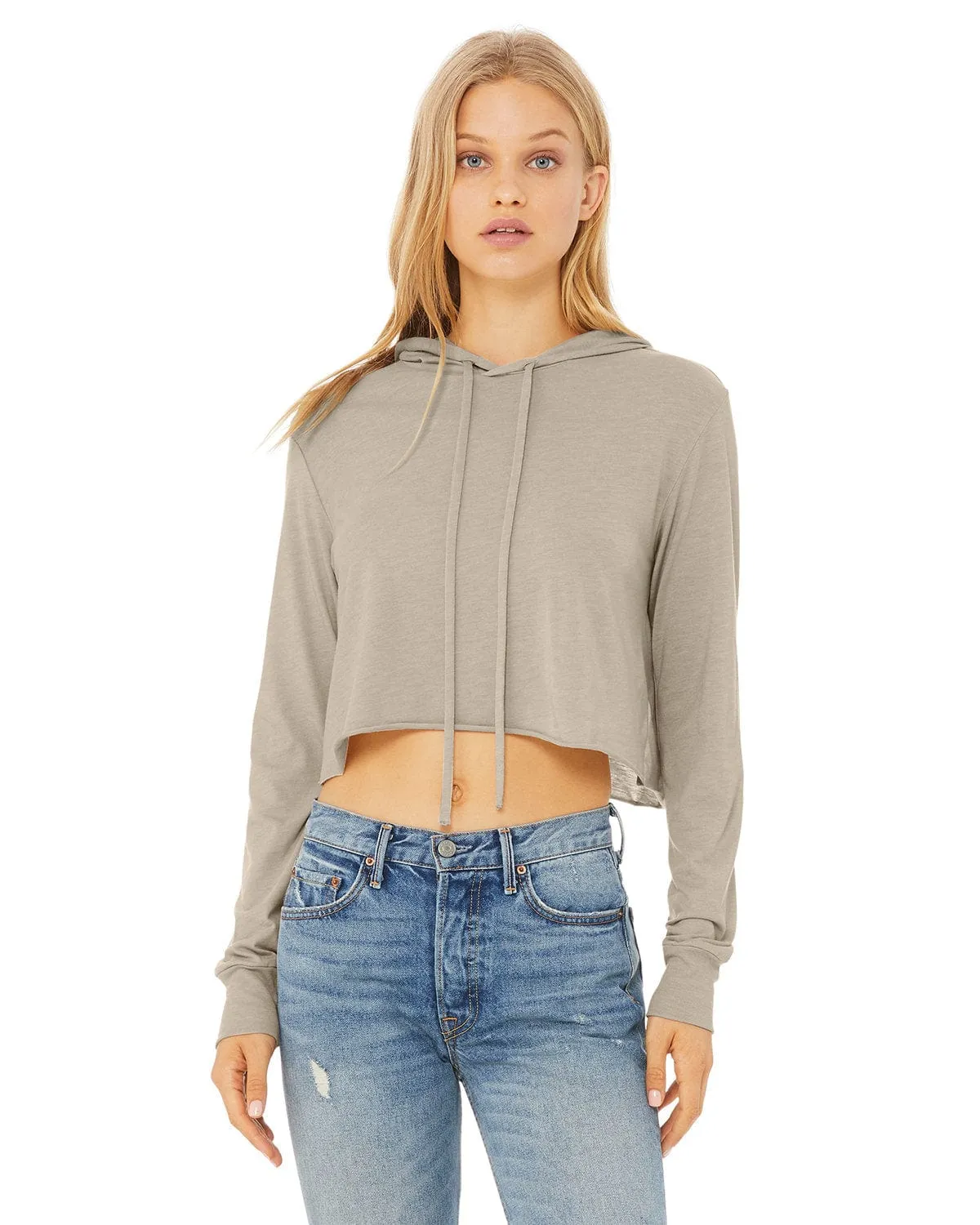 Bella Canvas 8512: Hoodie Crop Top