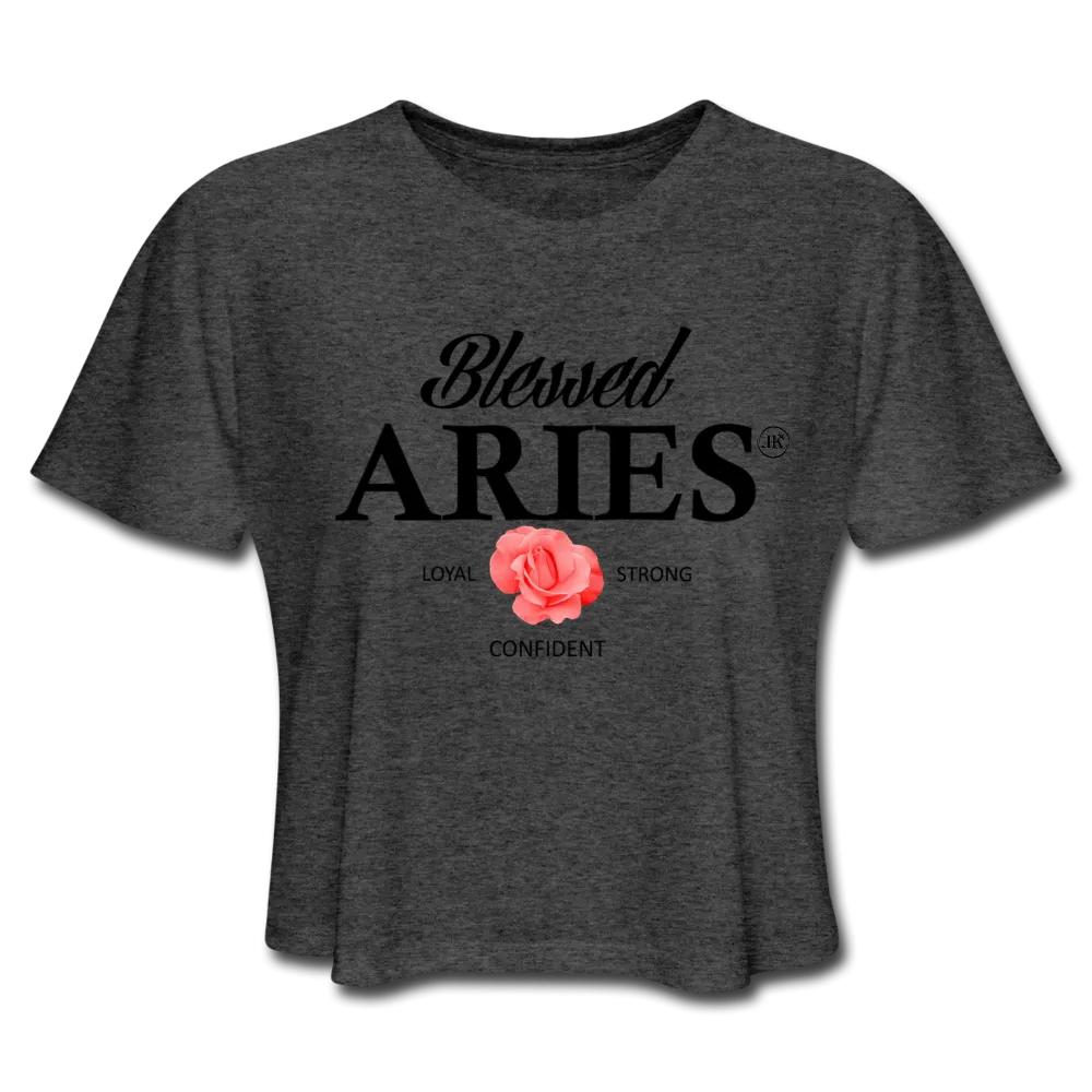 Blessed Aries Women's Cropped T-Shirt