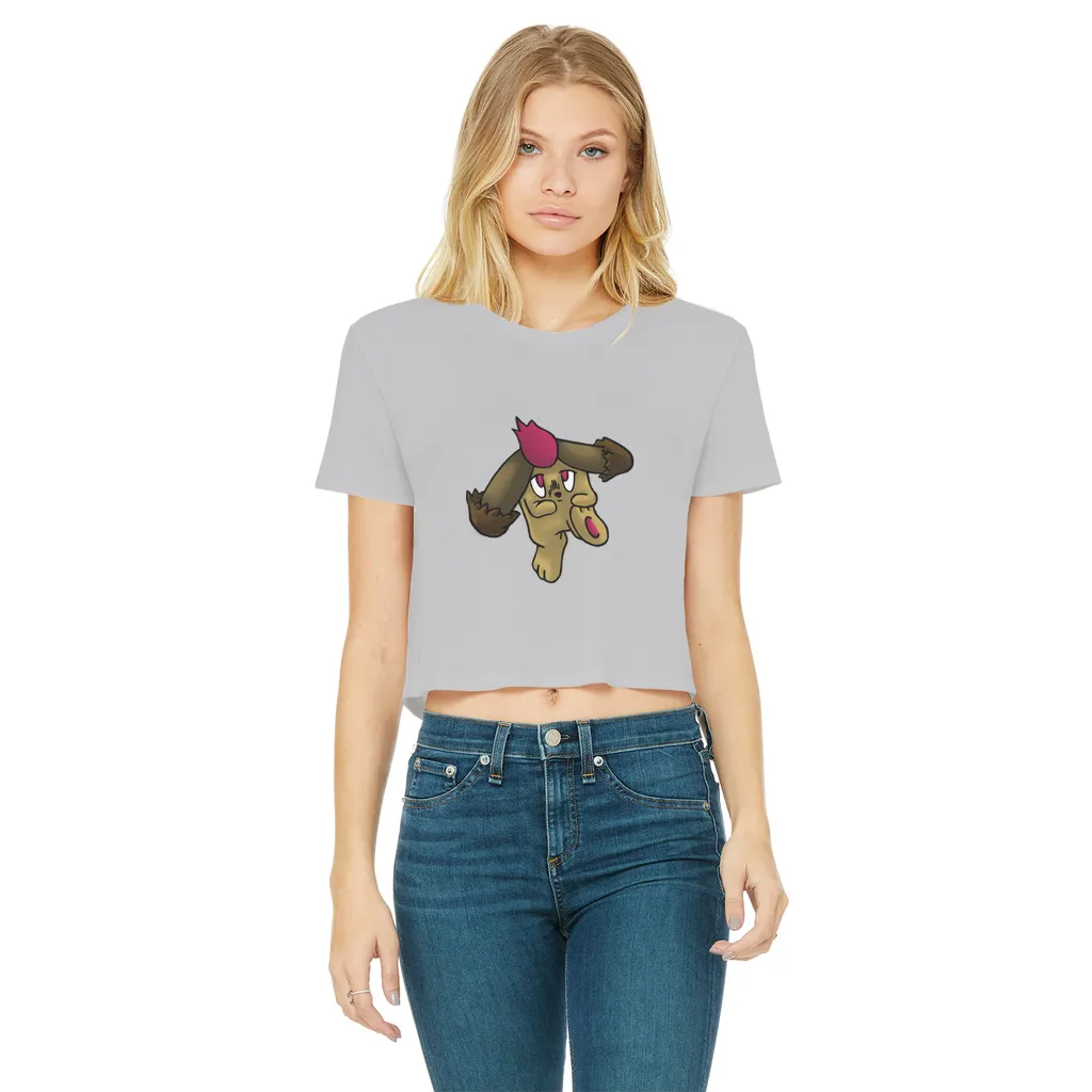 Bunyun Classic Women's Cropped Raw Edge T-Shirt