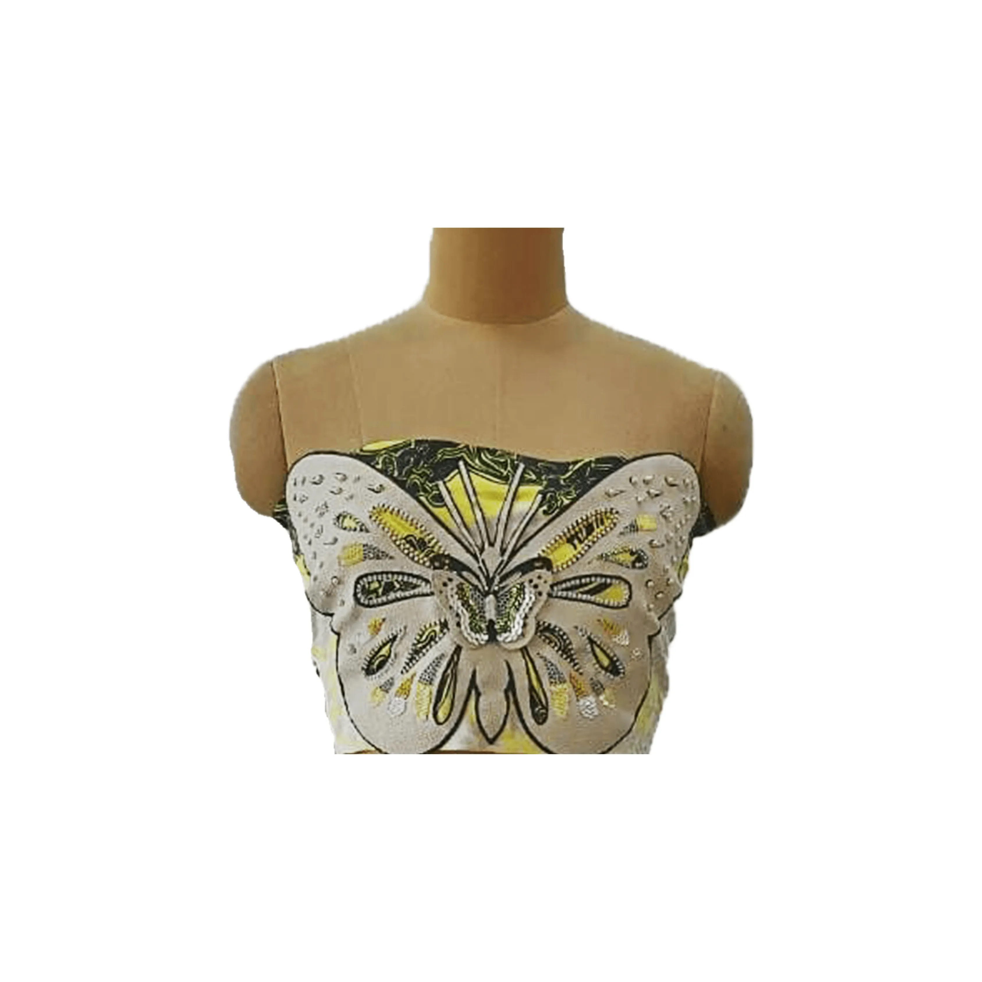 Canary Yellow Butterfly Top