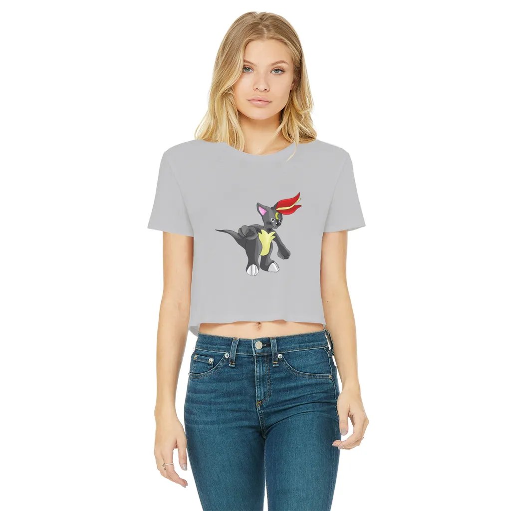 Carcoot Classic Women's Cropped Raw Edge T-Shirt