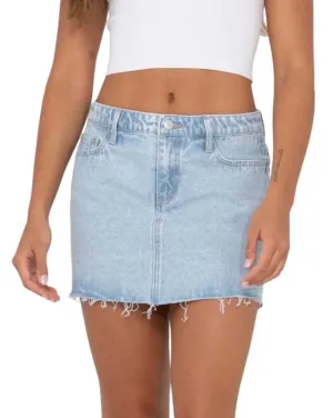 Celeste Low Rise Denim Mini Skirt