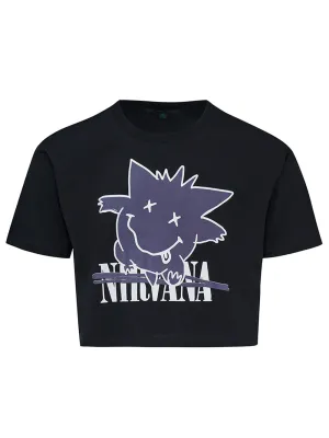 Cropped T-Shirt With Gengar