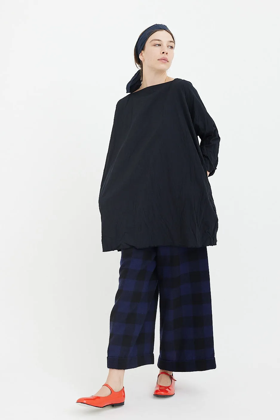 Daniela Gregis - Shirt Square Selvedge Bottom - Black