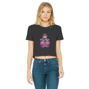 Dragon Potion Classic Women's Cropped Raw Edge T-Shirt