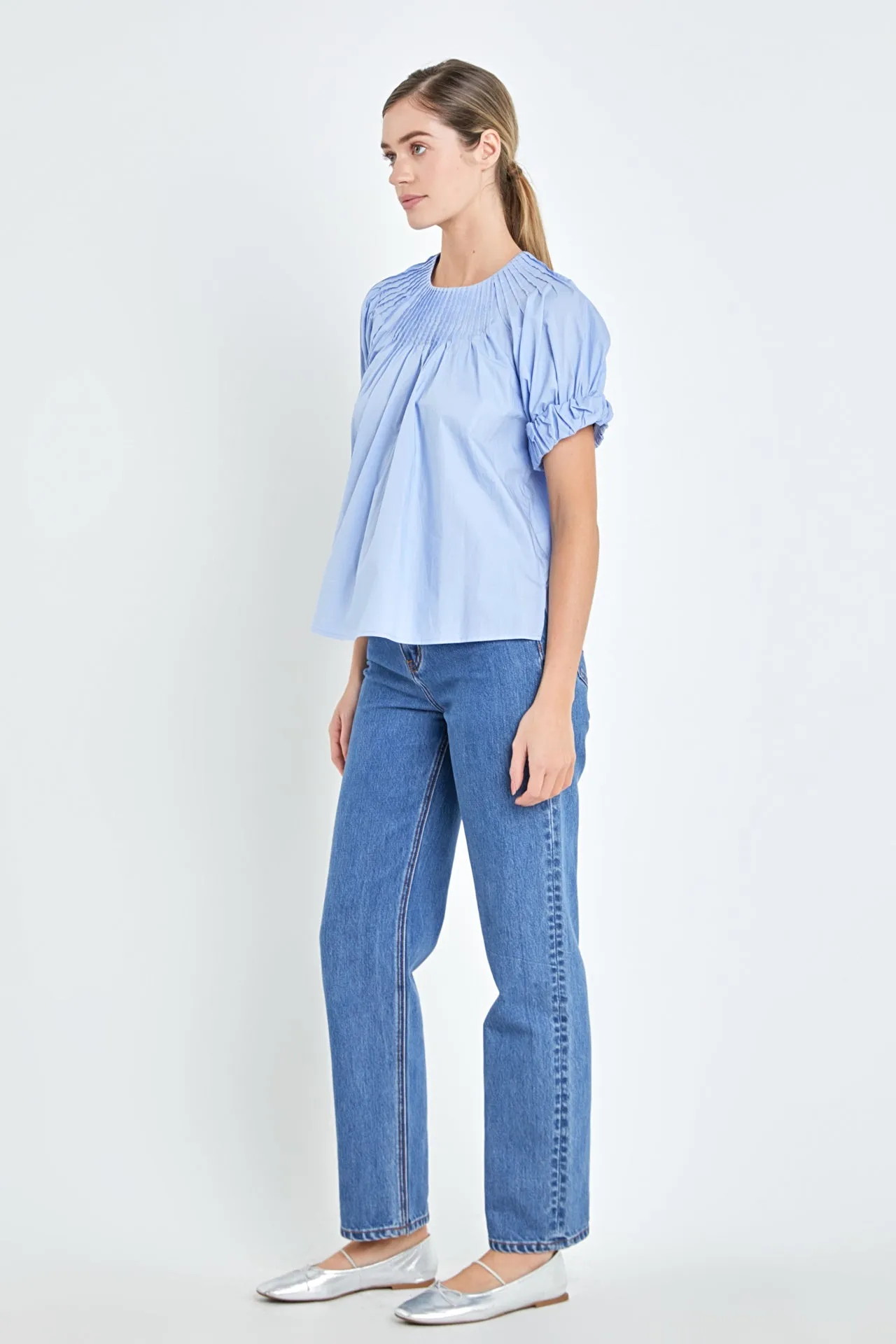 English Factory - Tuck Detail Blouse