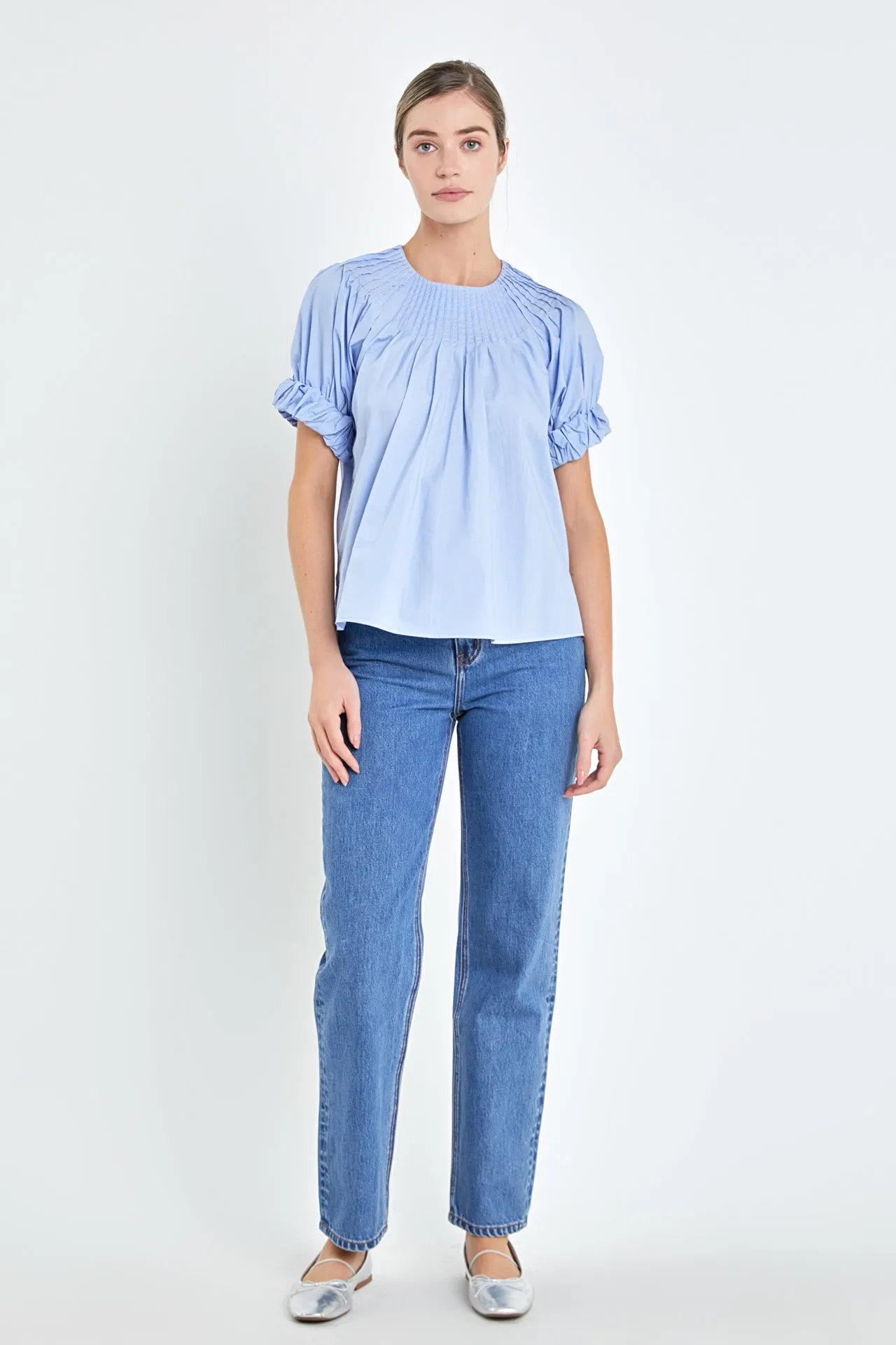 English Factory - Tuck Detail Blouse