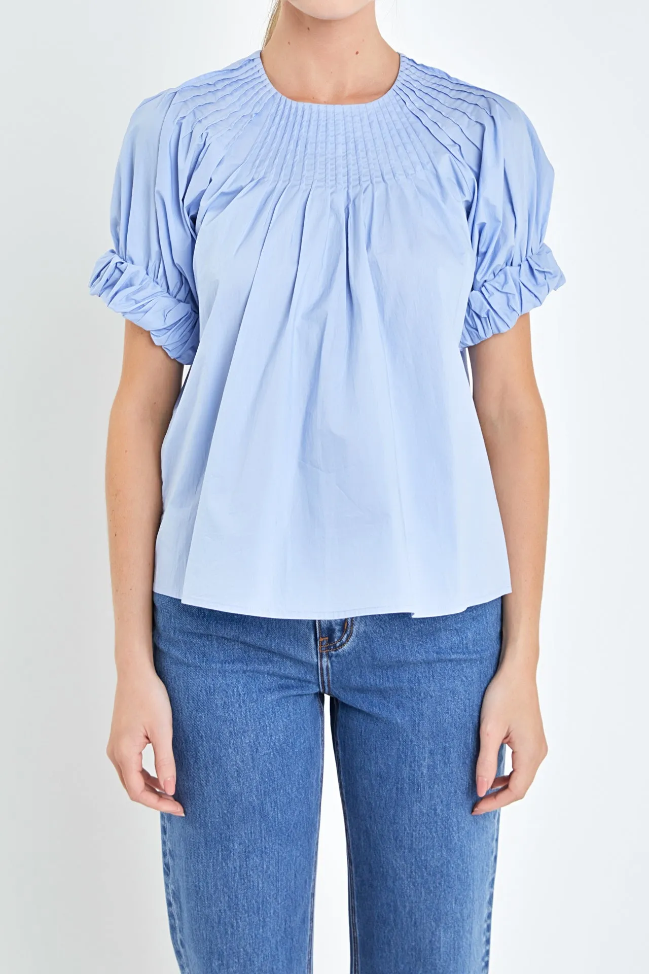 English Factory - Tuck Detail Blouse