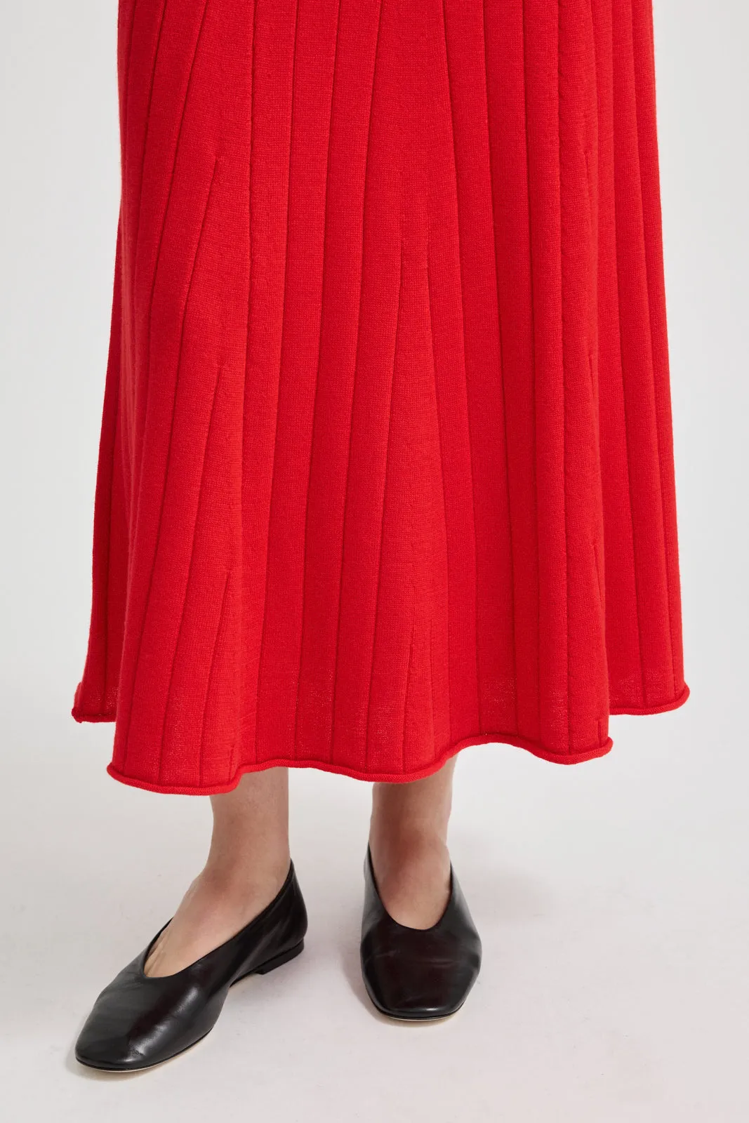 FINE RIB SKIRT