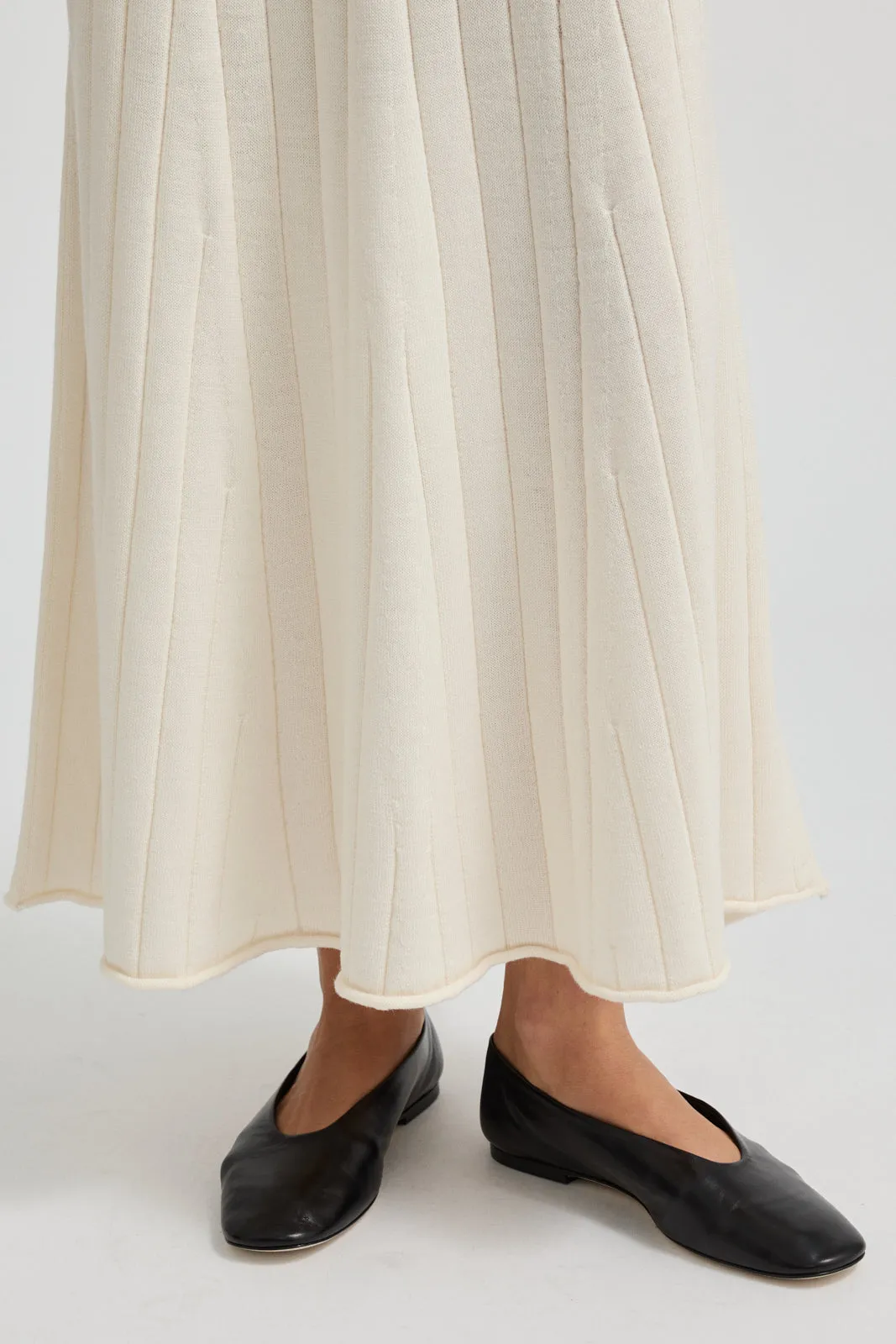 FINE RIB SKIRT