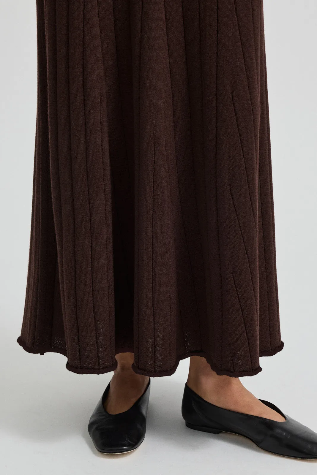 FINE RIB SKIRT