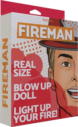 Fireman - Inflatable Party Doll