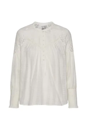 Gardenia Blouse in White