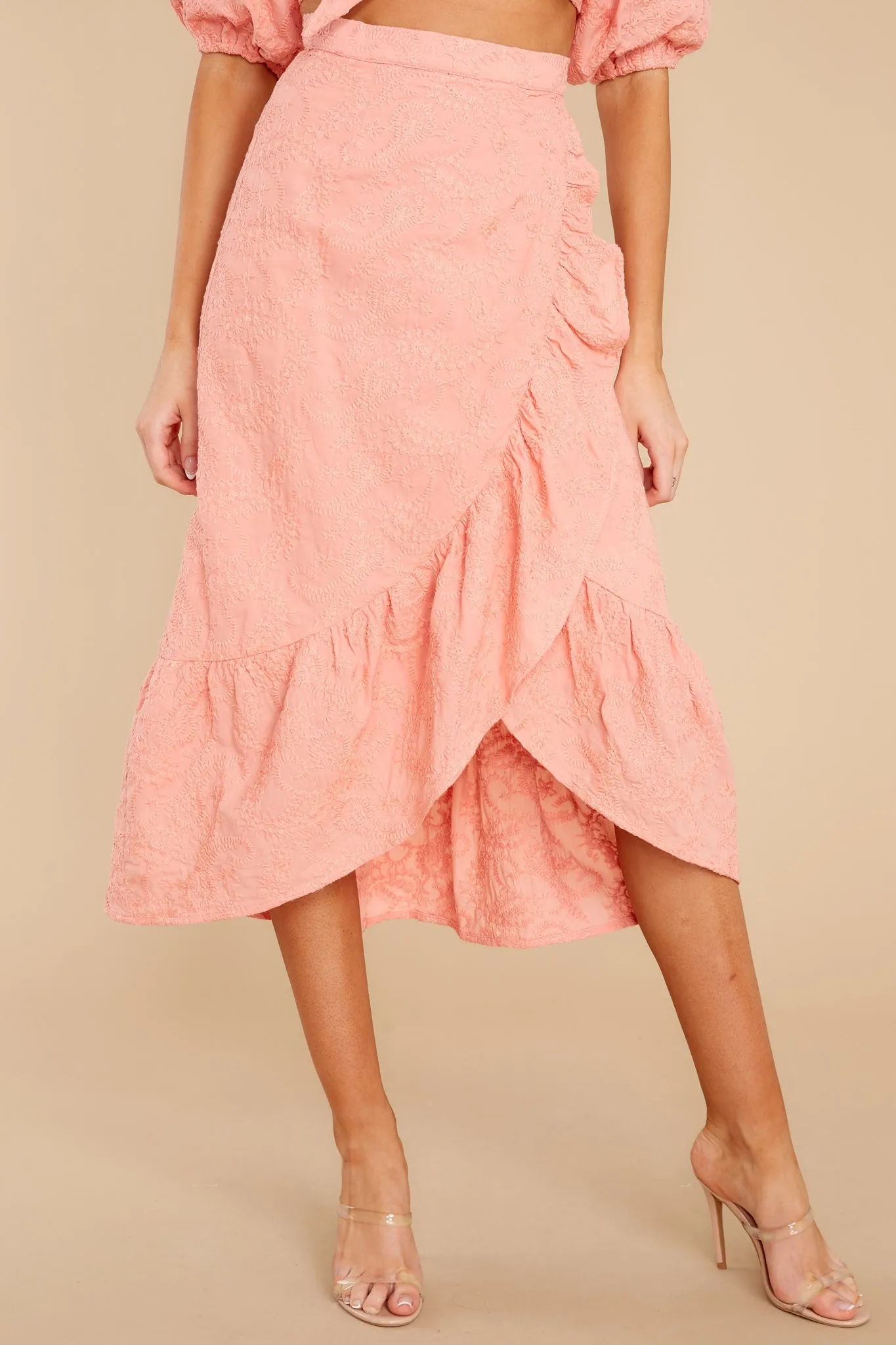 Geneva Rose Midi Skirt