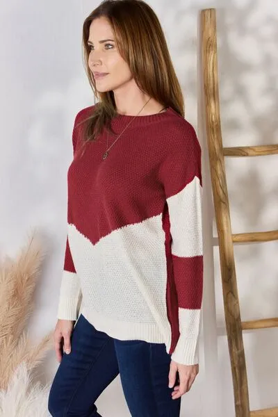 Hailey Color Block Top