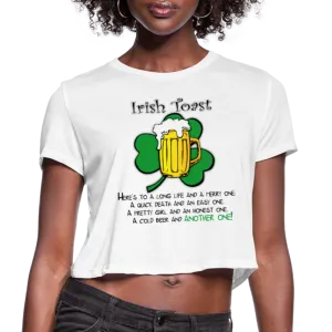 Irish Toast Women's Cropped T-Shirt