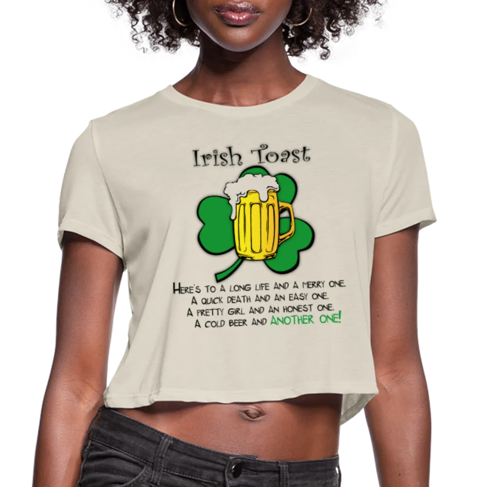 Irish Toast Women's Cropped T-Shirt