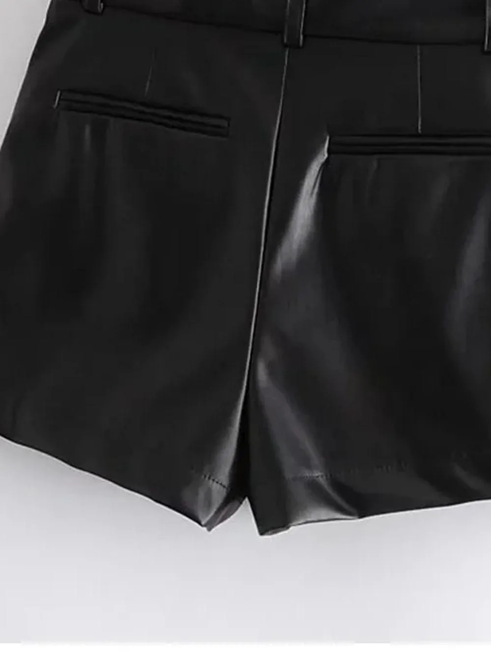 Karine Front Zipper Mini Skirt