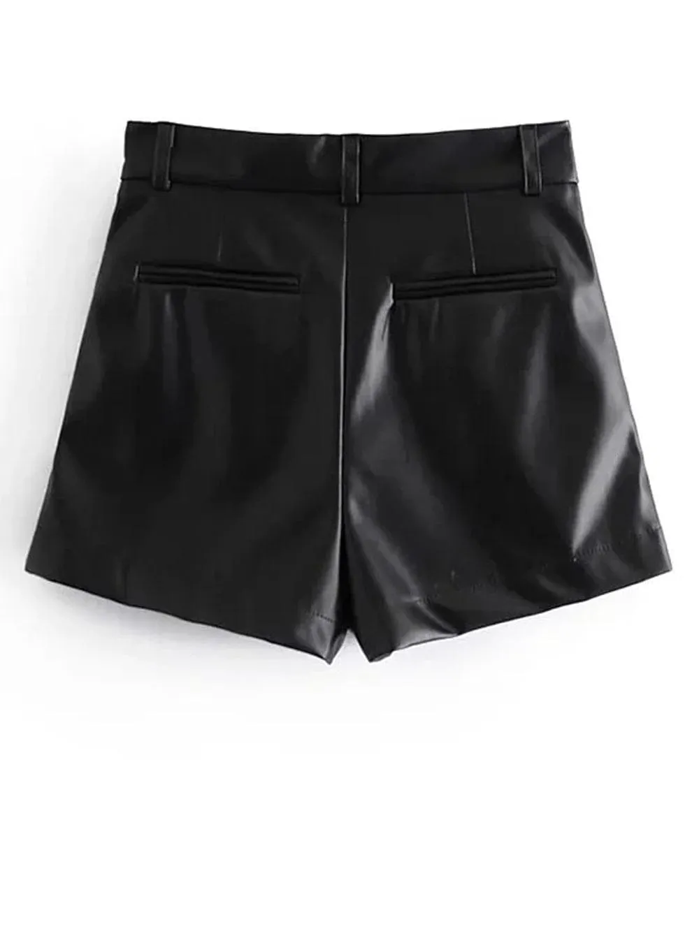 Karine Front Zipper Mini Skirt