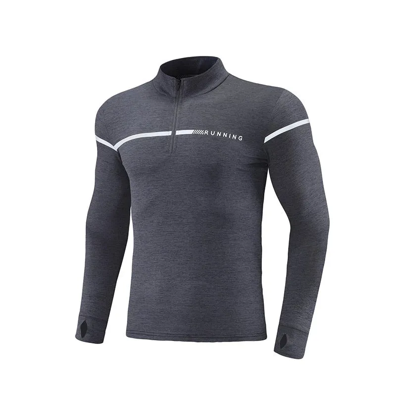 Men Long Sleeve Compression Tshirt Male Fitness Sport Uniform GYM Running Sweatshirt Tops Bodybuilding Tee Homme Outdoor Clothes