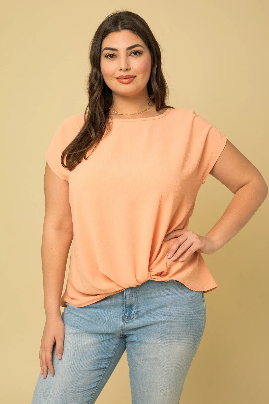 Neasa Twist Hem Top- 15 Colors!