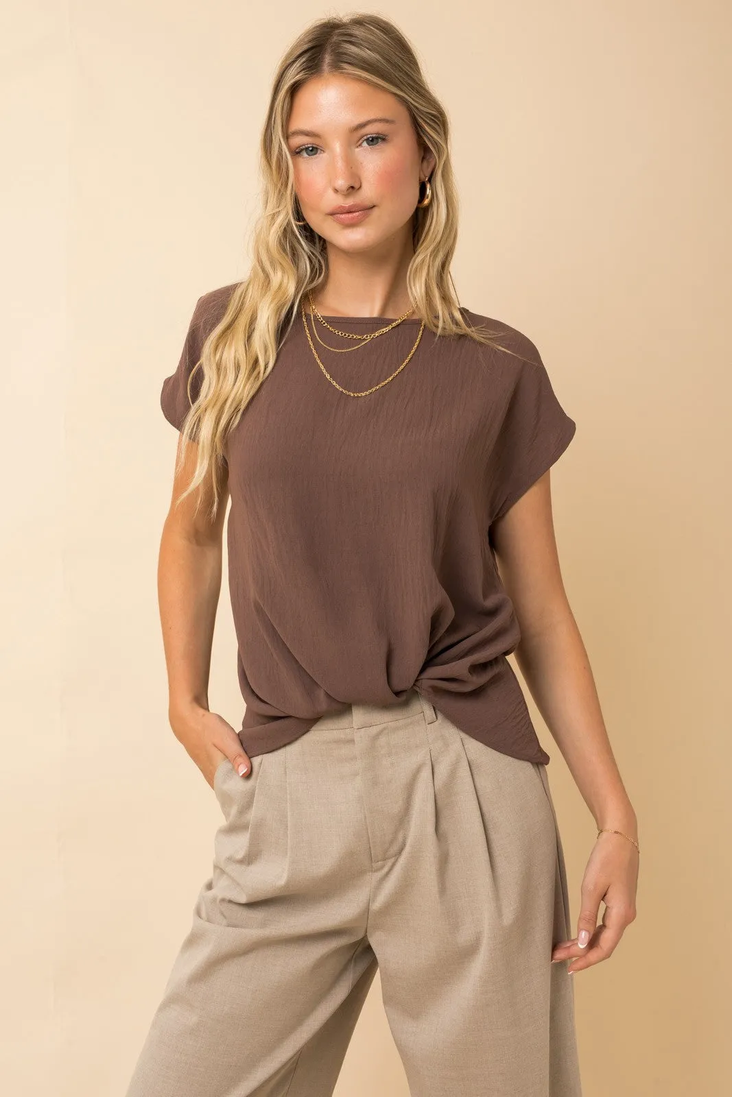 Neasa Twist Hem Top- 15 Colors!