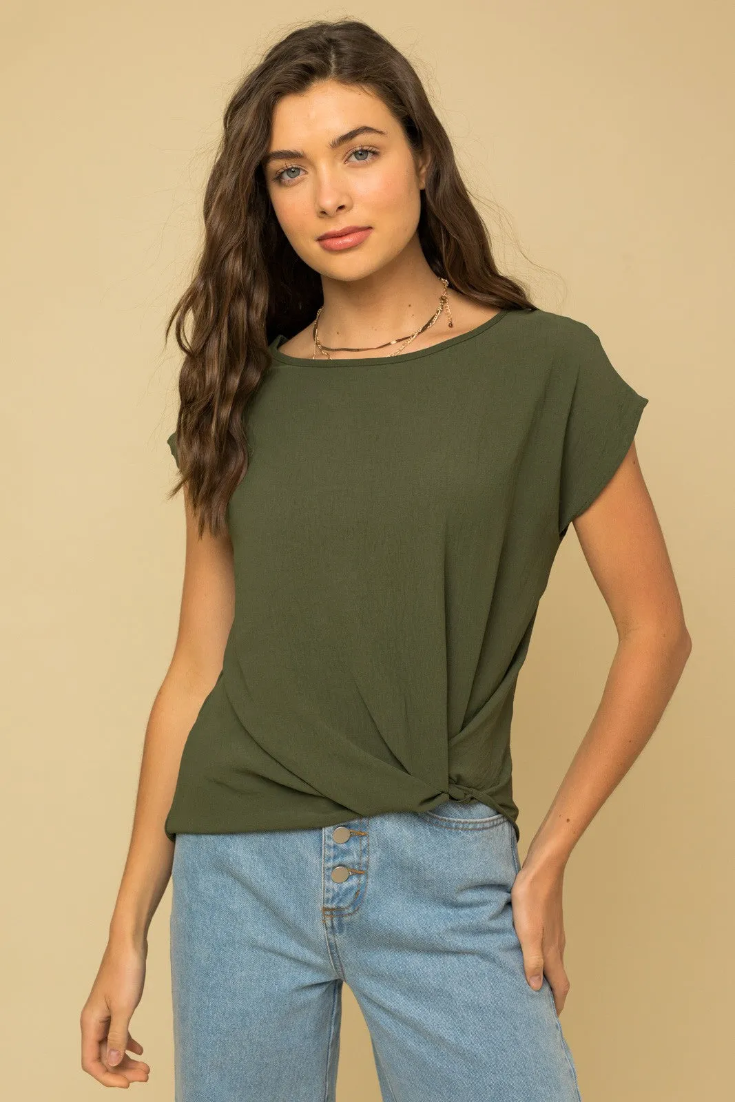 Neasa Twist Hem Top- 15 Colors!