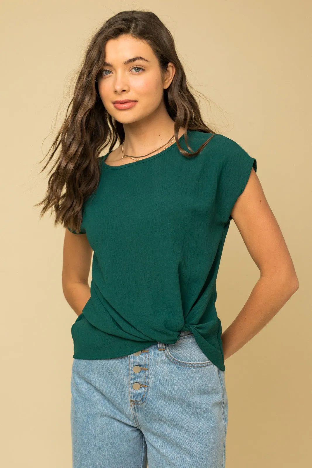 Neasa Twist Hem Top- 15 Colors!