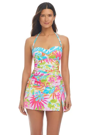 Packing A Punch Sweetheart Bandeau Tankini Top