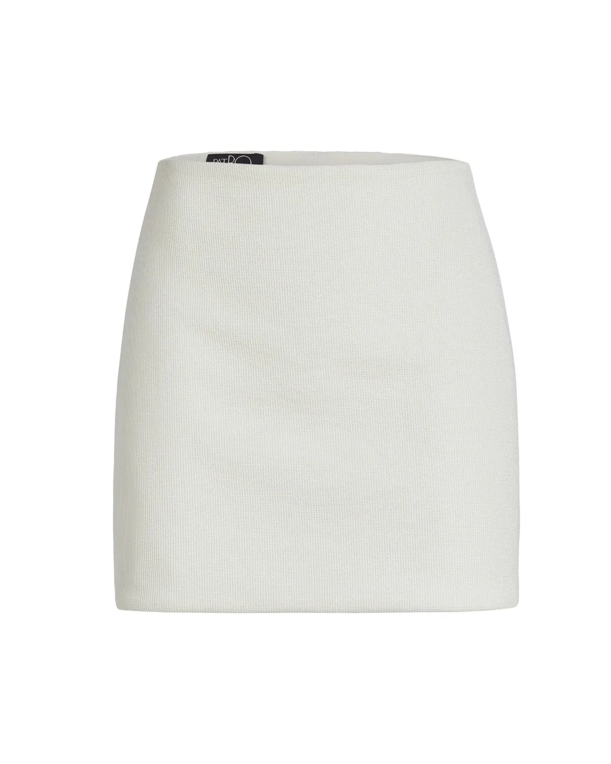 PatBo Knit Mini Skirt Ivory