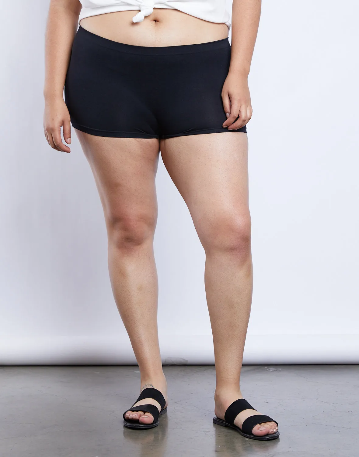 Plus Size Light As Air Boy Shorts