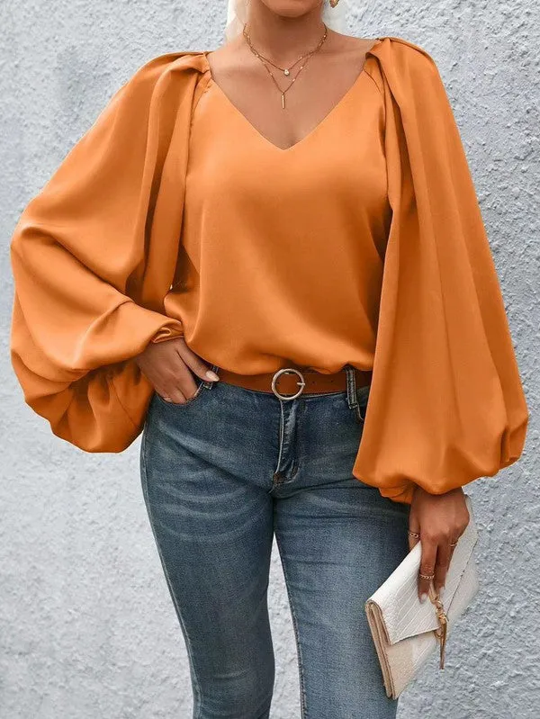 TEEK - Lantern Sleeve Blouse