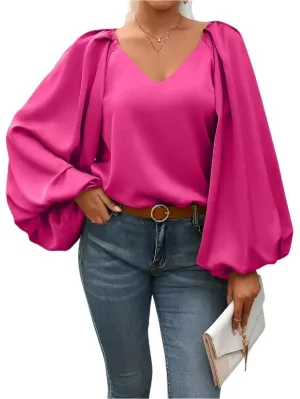 TEEK - Lantern Sleeve Blouse