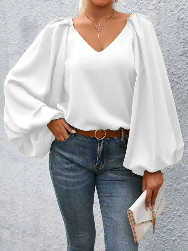 TEEK - Lantern Sleeve Blouse