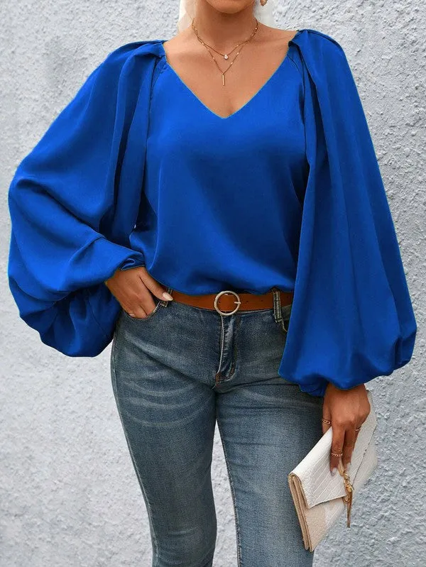 TEEK - Lantern Sleeve Blouse