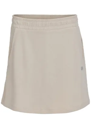 Terry Metallic Logo Skirt