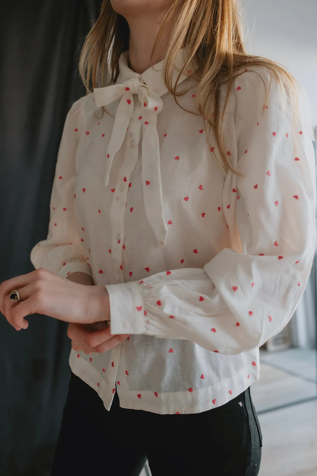 The Sanaja Bow Blouse - PLUS