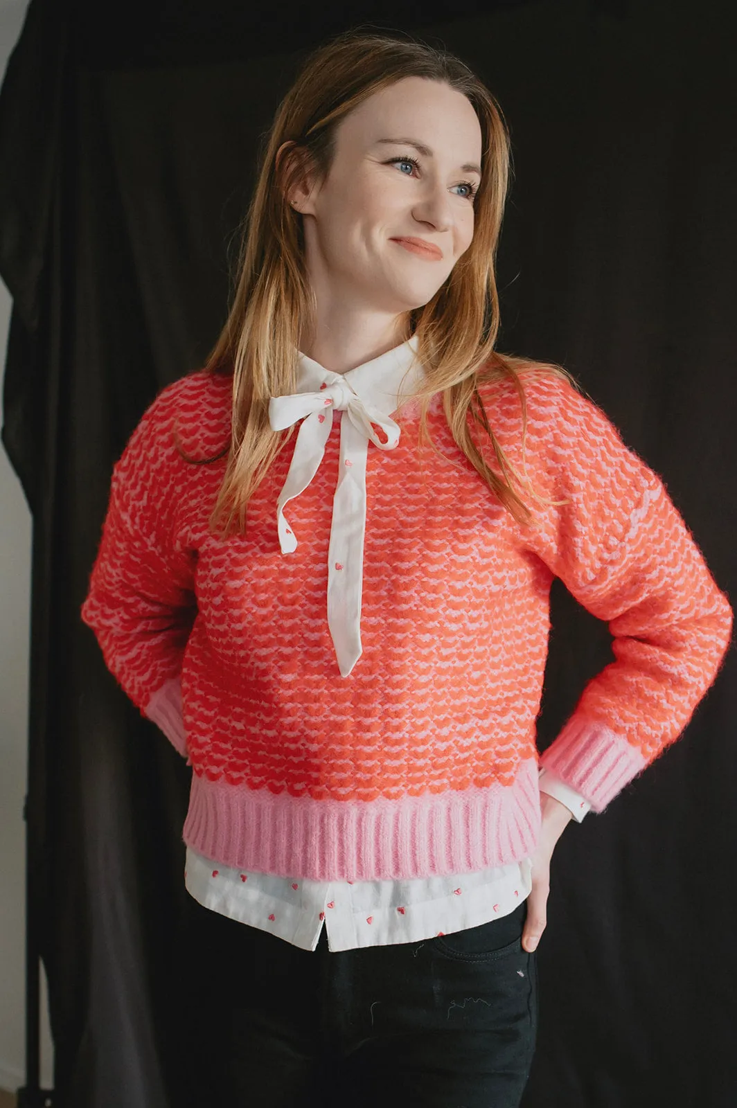 The Sanaja Bow Blouse - PLUS