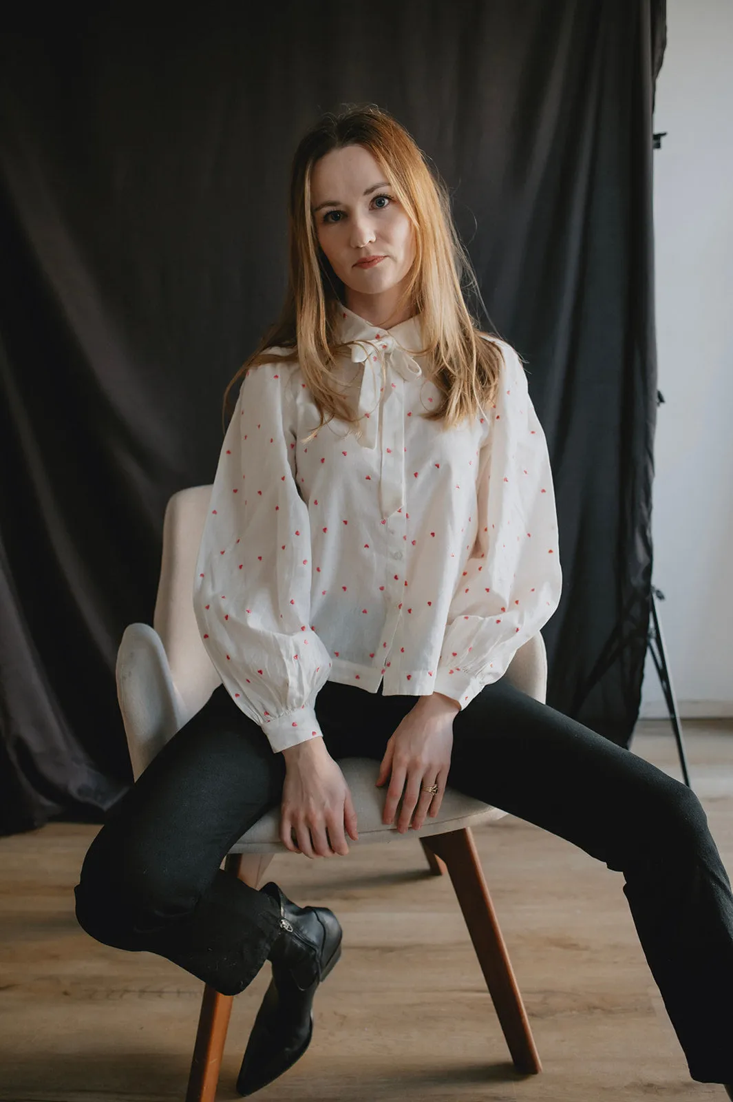 The Sanaja Bow Blouse - PLUS