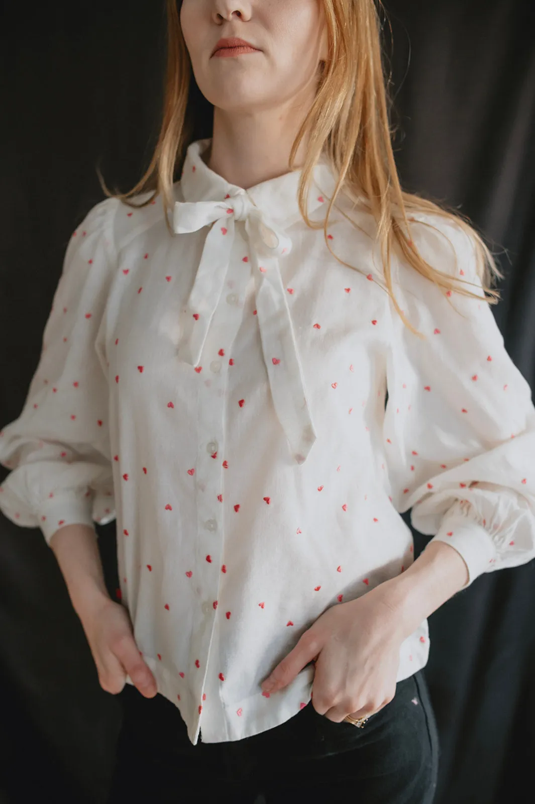 The Sanaja Bow Blouse - PLUS