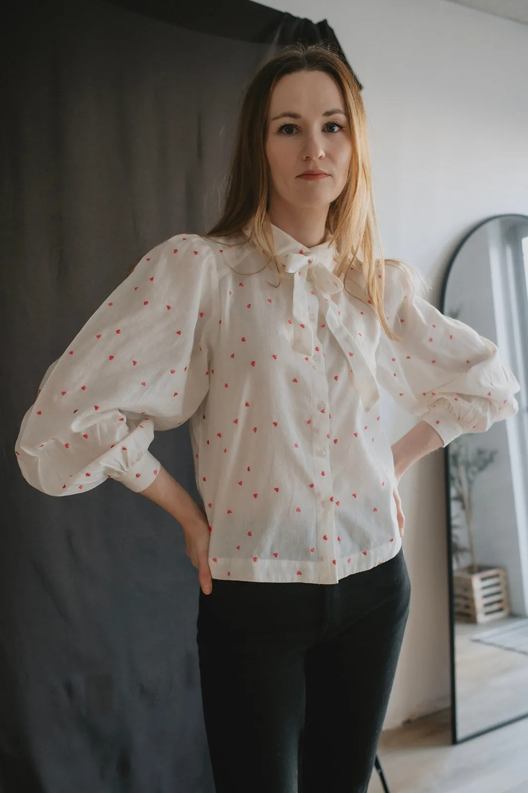 The Sanaja Bow Blouse - PLUS