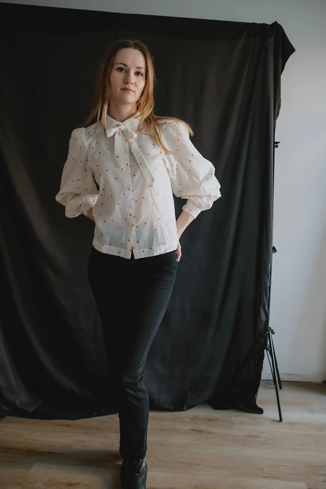 The Sanaja Bow Blouse - PLUS