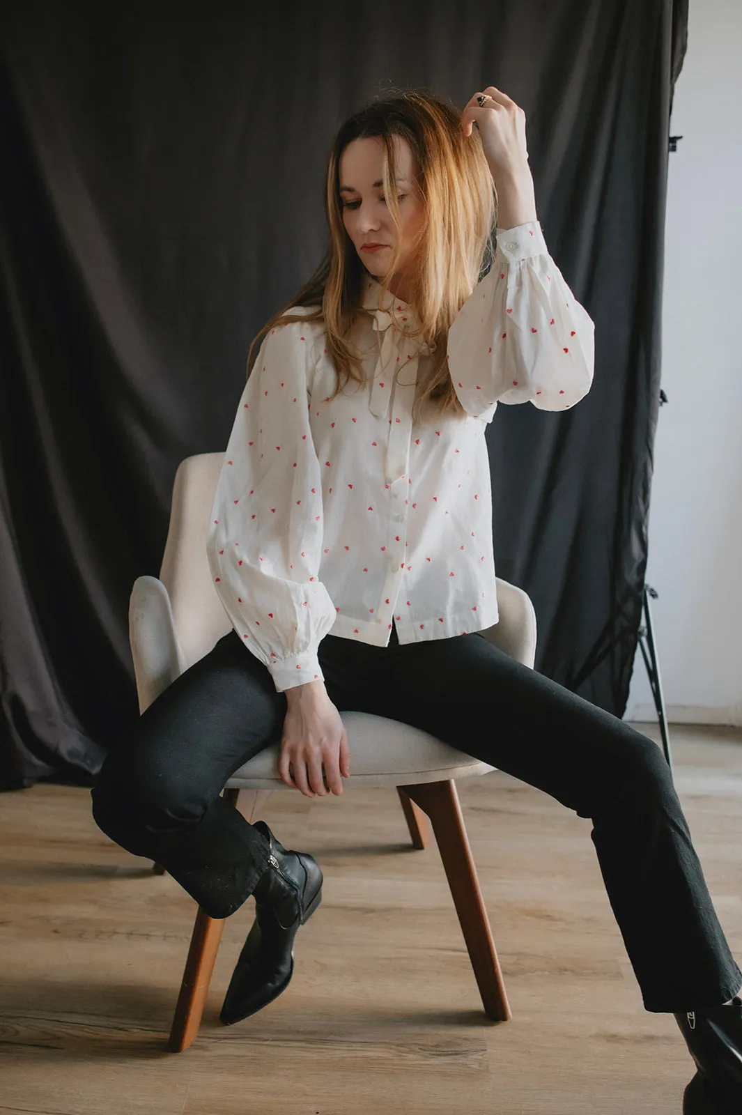 The Sanaja Bow Blouse - PLUS