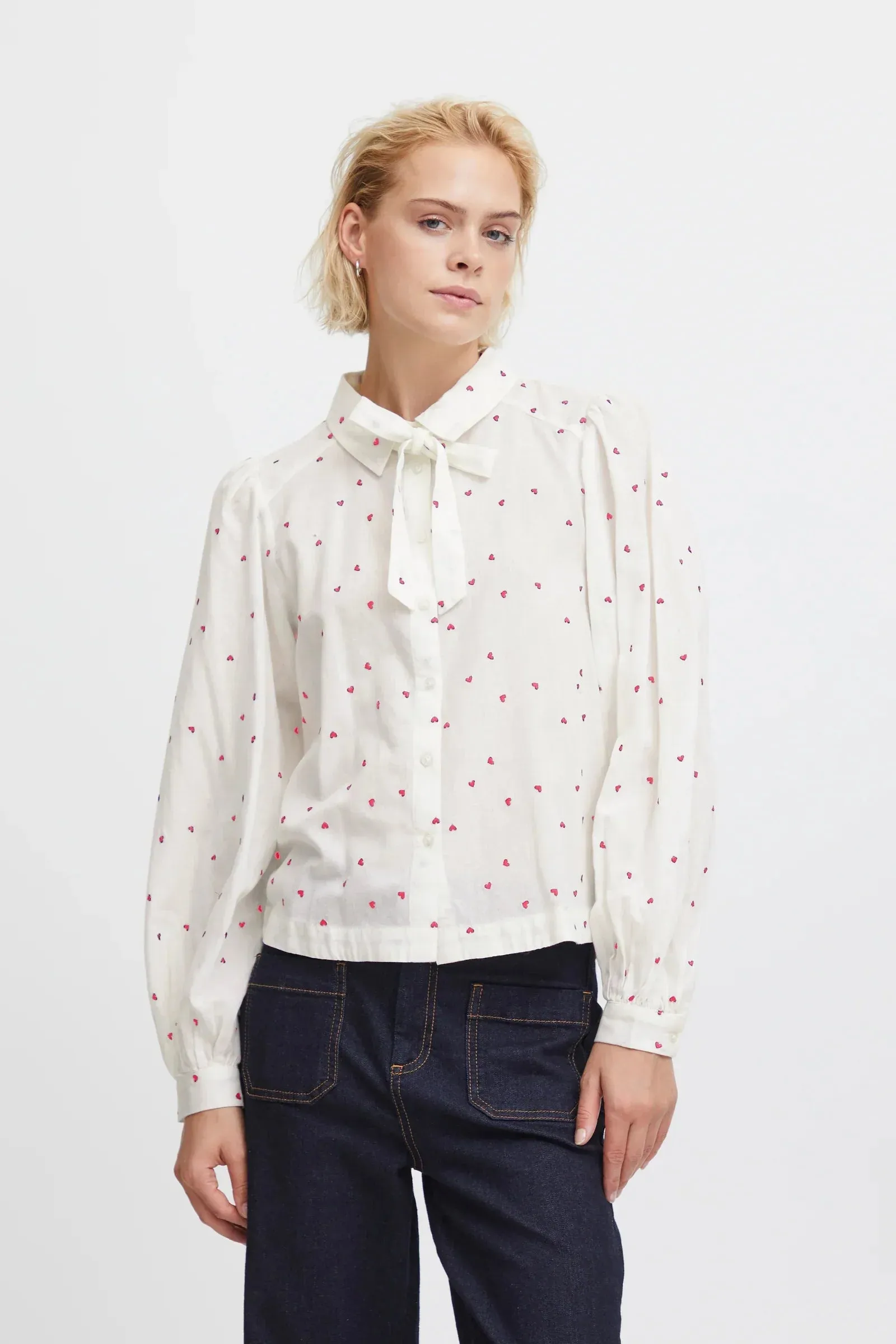 The Sanaja Bow Blouse - PLUS